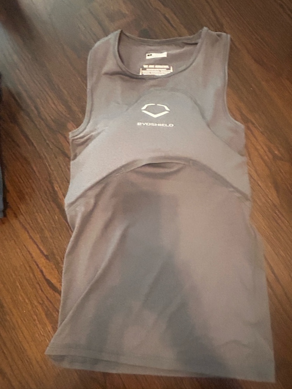 EvoShield Black Athletic Tank Top - Medium